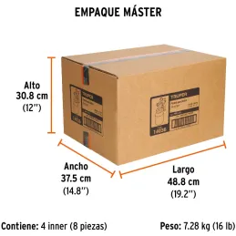 Pistolas de Pinturas 1000ml B1.5mm BP FlujoContinuo A34cm, PIPI-210 Truper 14036 Truper-Pistolas de Pinturas 1000ml B1.5mm BP Fl