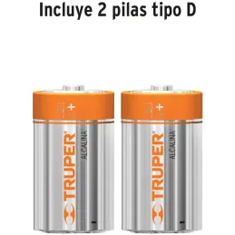 Linternas LED 180lm AltaIntensidad 200m 40H 2PilasD Truper 13019 Truper-Linternas LED 180lm AltaIntensidad 200m 40H 2PilasD Trup