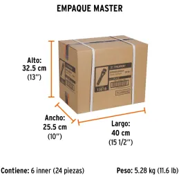Linternas LED 80lm AltaIntensidad 200m 8H 2PilasAA Truper 13018 Truper-Linternas LED 80lm AltaIntensidad 200m 8H 2PilasAA Truper