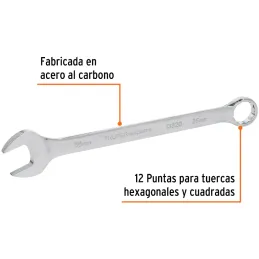 Llaves Boca Mixta 36mm Combinada CrVanadio ELarga Truper 13820 Truper-Llaves Boca Mixta 36mm Combinada CrVanadio ELarga Truper 1