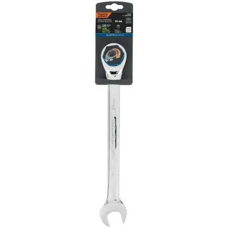 Llaves Boca Mixta Ratchet 24mm ACrVanadio Truper 13625 Truper-Llaves Boca Mixta Ratchet 24mm ACrVanadio Truper 13625 Fabricada e