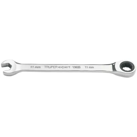 Llaves Boca Mixta Ratchet 11mm ACrVanadio Truper 13620 Truper-Llaves Boca Mixta Ratchet 11mm ACrVanadio Truper 13620 Fabricada e