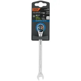 Llaves Boca Mixta Ratchet 9mm ACrVanadio Truper 13619 Truper-Llaves Boca Mixta Ratchet 9mm ACrVanadio Truper 13619 Fabricada en 
