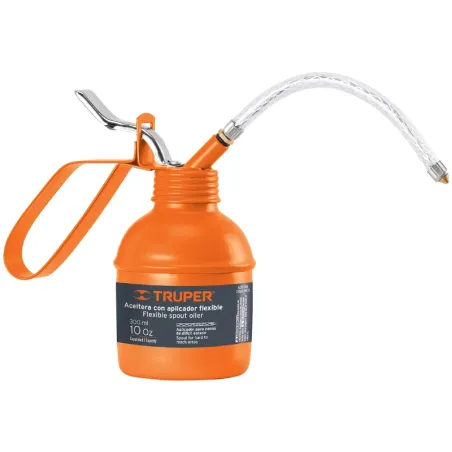 Aceiteras con aplicador flexible boquilla con punta de laton 300 ml, ACEF-300 14872 Truper Truper-Aceiteras con aplicador flexib