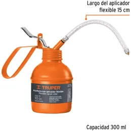 Aceiteras con aplicador flexible boquilla con punta de laton 300 ml, ACEF-300 14872 Truper Truper-Aceiteras con aplicador flexib
