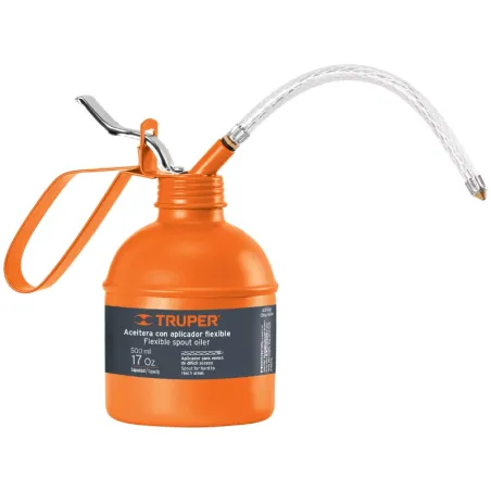 Aceiteras con aplicador flexible boquilla con punta de laton 500 ml, ACEF-500 14874 Truper Truper-Aceiteras con aplicador flexib