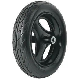 Llantas completa 16" x4" Imponchanble Reforzada doble rodaje Incluye rin eje y baleros, RN-X 19658 Truper Truper-Llantas complet