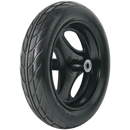 Llantas completa 16" x4" Imponchanble Reforzada doble rodaje Incluye rin eje y baleros, RN-X 19658 Truper Truper-Llantas complet