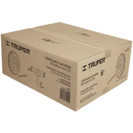 Llantas completa 16" x4" Imponchanble Reforzada doble rodaje Incluye rin eje y baleros, RN-X 19658 Truper Truper-Llantas complet