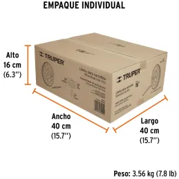 Llantas completa 16" x4" Imponchanble Reforzada doble rodaje Incluye rin eje y baleros, RN-X 19658 Truper Truper-Llantas complet