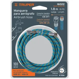 Manguera para Pistola Aerografica AERO-35, MAN-AERO-35 16022 Truper Truper-Manguera para Pistola Aerografica AERO-35, MAN-AERO-3