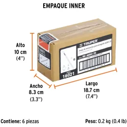 Repuesto para Pistola Aerografica AERO-35 Incluye Boquilla y Aguja, RE-AERO-35 16021 Truper Truper-Repuesto para Pistola Aerogra