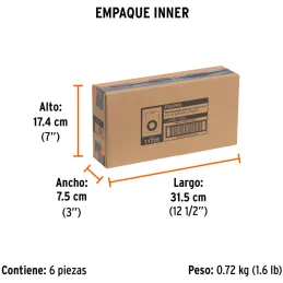 Cintas Doble Contacto 19mm x10m Doble Adhesivo Truper 11726 Truper-Cintas Doble Contacto 19mm x10m Doble Adhesivo Truper 11726 2