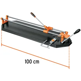Cortador de Mayolica con Rodaje Corte 75cm, Riel de Acero Solido, Mango Ergonomico, CAZ-75X2 15827 Truper Truper-Cortador de May