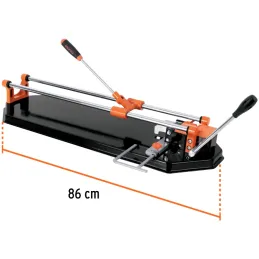 Cortador de Mayolica con Rodaje Corte 60cm, Riel de Acero Solido, Mango Ergonomico, CAZ-60X2 15825 Truper Truper-Cortador de May