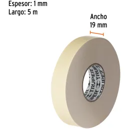Cintas Doble Contacto 19mm x5m Doble Adhesivo Truper 11725 Truper-Cintas Doble Contacto 19mm x5m Doble Adhesivo Truper 11725 200