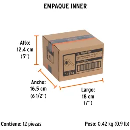 Cintas Doble Contacto 19mm x1.5m Doble Adhesivo Truper 11724 Truper-Cintas Doble Contacto 19mm x1.5m Doble Adhesivo Truper 11724