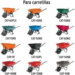 Juego de Palancas para cambio de llanta de carretilla L23cm 2 piezas, facilita el cambio, PAL-CAT 11089 Truper Truper-Juego de P