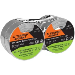 Cintas Ducte Tape 48mm x50m Resistente a Temperaturas Truper 10944 Truper-Cintas Ducte Tape 48mm x50m Resistente a Temperaturas 