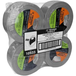 Cintas Ducte Tape 48mm x30m Resistente a Temperaturas Truper 10933 Truper-Cintas Ducte Tape 48mm x30m Resistente a Temperaturas 