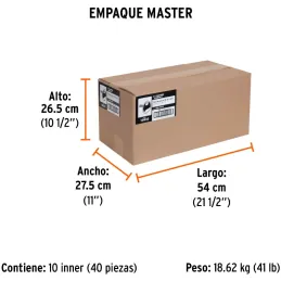 Cintas Ducte Tape 48mm x30m Resistente a Temperaturas Truper 10933 Truper-Cintas Ducte Tape 48mm x30m Resistente a Temperaturas 