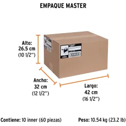 Cintas Ducte Tape 48mm x10m Resistente a Temperaturas Truper 10932 Truper-Cintas Ducte Tape 48mm x10m Resistente a Temperaturas 