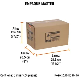 Fresas Zafiro 1-1/4" x22mm cRodaje Truper 10675 Truper-Fresas Zafiro 1-1/4" x22mm cRodaje Truper 10675 Cuerpo de acero al cromo 