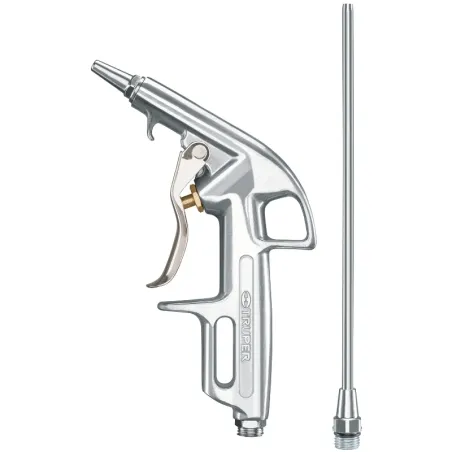Juego de pistola Sopleteadora con 2 Boquillas Diseño Compacto, 1/4 NPT, PISO-363 10647 Truper Truper-Juego de pistola Sopleteado