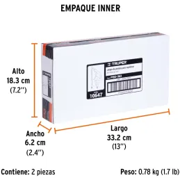 Juego de pistola Sopleteadora con 2 Boquillas Diseño Compacto, 1/4 NPT, PISO-363 10647 Truper Truper-Juego de pistola Sopleteado