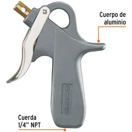 Juego de Pistola Solpleteadora con 5 Boquillas, Diseño Compacto, 1/4 NPT, PISO-5X 10645 Truper Truper-Juego de Pistola Solpletea