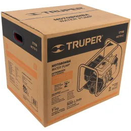 Motobombas 2" 7HP 500L Motor Gasolina 212cc 4T 25m Truper 17116 Truper-Motobombas 2" 7HP 500L Motor Gasolina 212cc 4T 25m Truper
