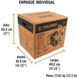 Motobombas 2" 7HP 500L Motor Gasolina 212cc 4T 25m Truper 17116 Truper-Motobombas 2" 7HP 500L Motor Gasolina 212cc 4T 25m Truper