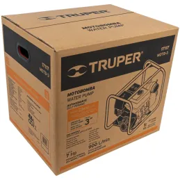 Motobombas 3" 7HP 900L Motor Gasolina 212cc 4T 25m Truper 17117 Truper-Motobombas 3" 7HP 900L Motor Gasolina 212cc 4T 25m Truper