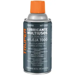 Aceite Aflojatodo 345ml 12oz, Super Penetrante Protege y Limpia, WT-350 13470 Truper Truper-Aceite Aflojatodo 345ml 12oz, Super 
