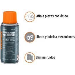 Aceite Aflojatodo 110ml 4oz, Super Penetrante Protege y Limpia, WT-110 13468 Truper Truper-Aceite Aflojatodo 110ml 4oz, Super Pe
