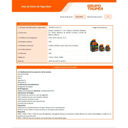 Aceite Sintetico 100ml 3oz Para 5L Gasolina motor 2 Tiempos Motos Desbrozadoras Motosierras, Truper ACES-5 17624 Truper-Aceite S