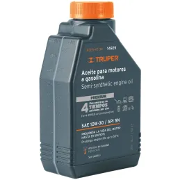 Aceite Semi Sintetico 1L SAE 10W-30 Para motor 4 Tiempos Generadores Motos Cuatrimotos, ACT-4T-32 14929 Truper Truper-Aceite Sem