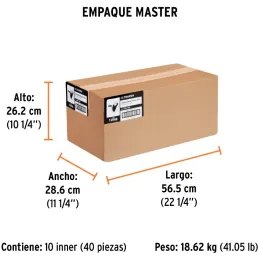 Cintas Ducte Tape 48mm x50m Resistente a Temperaturas Truper 12588 Truper-Cintas Ducte Tape 48mm x50m Resistente a Temperaturas 