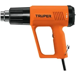 Pistola de Calor Profesional 1800W 11000 - 17000RPM Temperatura Variable 45 a 500 Grados, PISCA-A-2 15734 Truper Truper-Pistola 