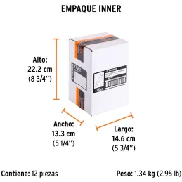 Silicona al 100%, 85ml Traslucido, Interior y exterior, para vidrios aluminio ceramica etc, SIL-85T 17562 Truper Truper-Silicona