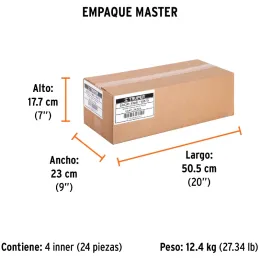 Siliconas Acrilicas 280ml Blanco, para superficie lisas y porosas, madera concreto aluminio, SACRI-100B 18570 Truper Truper-Sili