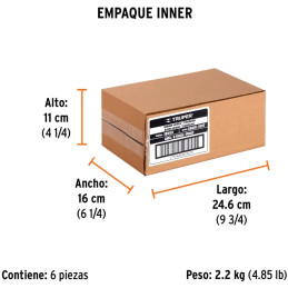 Siliconas Acrilicas 280ml Traslucido, para superficie lisas y porosas, madera concreto aluminio, SACRI-100T 18569 Truper Truper-