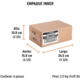 Silicona para Baños y cocinas 280ml Blanco, Sellado duradero para superficies lisas, SIL-100BCB 18566 Truper Truper-Silicona par