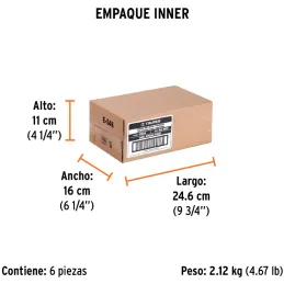 Silicona al 100%, 280ml Traslucido, Interior y exterior, para vidrios aluminio ceramica etc, SIL-100T 17559 Truper Truper-Silico