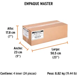 Silicona al 100%, 280ml Traslucido, Interior y exterior, para vidrios aluminio ceramica etc, SIL-100T 17559 Truper Truper-Silico