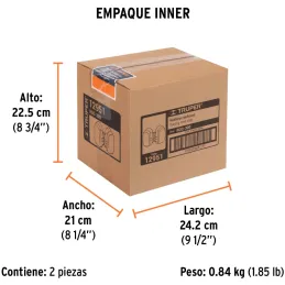 Rodillera Ligeras Forro Transpirable Fabricadas en EVA y gel, Ajuste con banda elastica, ROD-L 12951 Truper Truper-Rodillera Lig