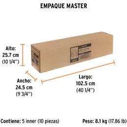Rodillera Profesional Forro Transpirable Cubierta PVC, Ajuste con banda elastica, ROD-X 12952 Truper Truper-Rodillera Profesiona