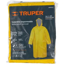 Capotines 100% PVC Talla XG, Espesor 0.35mm, resorte interno en muñecas, IMPER-XG 14416 Truper Truper-Capotines 100% PVC Talla X