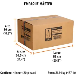 Capotines 100% PVC Talla CH, Espesor 0.35mm, resorte interno en muñecas, IMPER-S 14413 Truper Truper-Capotines 100% PVC Talla CH
