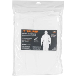 Overoles Desechables Talla M, en Polipropileno repelente de Liquidos, OVERD-M 13983 Truper Truper-Overoles Desechables Talla M, 